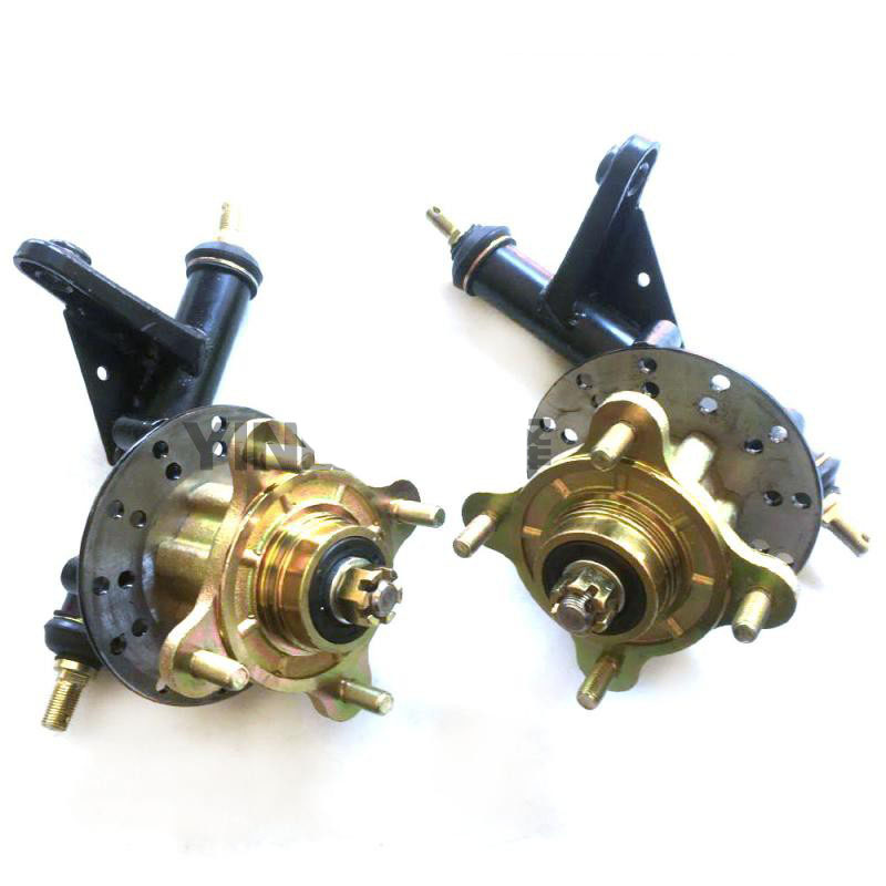 DIY GO KART KARTING ATV UTV Buggy Disc Brake Steering Knuckles Spindles Wheel Hub Flanges
