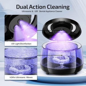 42000Hz Sonic <span class=keywords><strong>Dental</strong></span> Clean Pod per la macchina di pulizia del fermo della bocca della protesi - Product Image 3