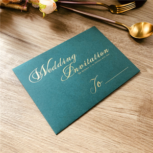 <span class=keywords><strong>Enveloppe</strong></span> en papier <span class=keywords><strong>Kraft</strong></span> personnalisée noire et blanche pour <span class=keywords><strong>mariage</strong></span> ou Eid, 250g, double face, effet nacré métallique, 19,5*13,5CM - Product Image 4