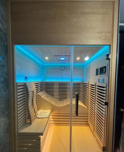 Wellness shower sauna digunakan di rumah, mudah dipasang ruang uap inframerah jauh dalam ruangan ruang uap - Product Image 6