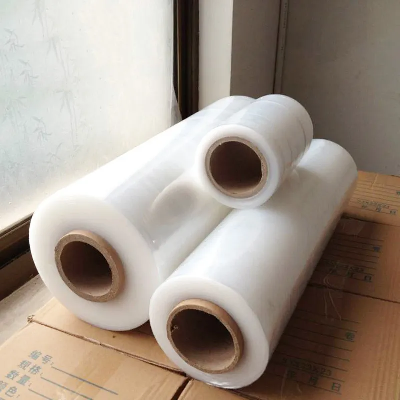 Campione gratuito pellicola trasparente per involucro Stretch pellicola per la prevenzione della polvere domestica confezione per impianto di imballaggio pesante pellicola termoretraibile