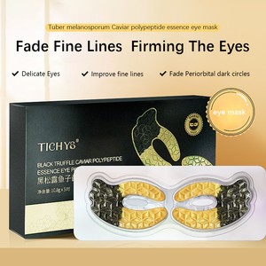 Bir Kutuda 5 Yaprak 24 Ayar Altın Havyarlı Nemlendirici ve Sıkılaştırıcı Hidrojel Göz Maskesi İçerir, Bu Şişlikleri ve İnce Çizgileri Azaltır - Product Image 4