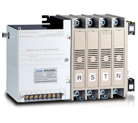 Commutateur de transfert sur rail DIN à double alimentation 250A, statique, PC, 3 phases, automatique, 250A ATS 100A