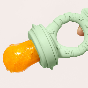 Sucette d'alimentation en silicone de qualité alimentaire pour bébé 0-12 mois sans BPA, kit nouveau-né avec poignée, cuillère distributrice, couvercle, débit <span class=keywords><strong>lent</strong></span>, compatible lave-vaisselle - Product Image 3