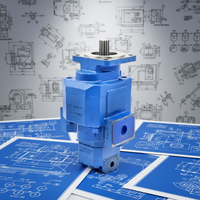 Pompe hydraulique à engrenages JHP pour chargeuse sur pneus, en fonte, 2 étages, garantie 1 an, fabricant chinois - Ventes flash