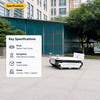 Véhicule de transport intelligent traqué pour l'exportation, personnalisé OEM, norme internationale, charge lourde, électrique, directement de l'usine