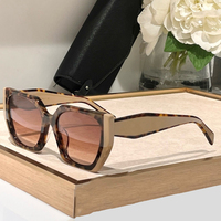 Lunettes de soleil œil-de-chat de luxe pour femme, monture large en acétate, verres dégradés, protection UV400, attribut optique, confortables et tendance