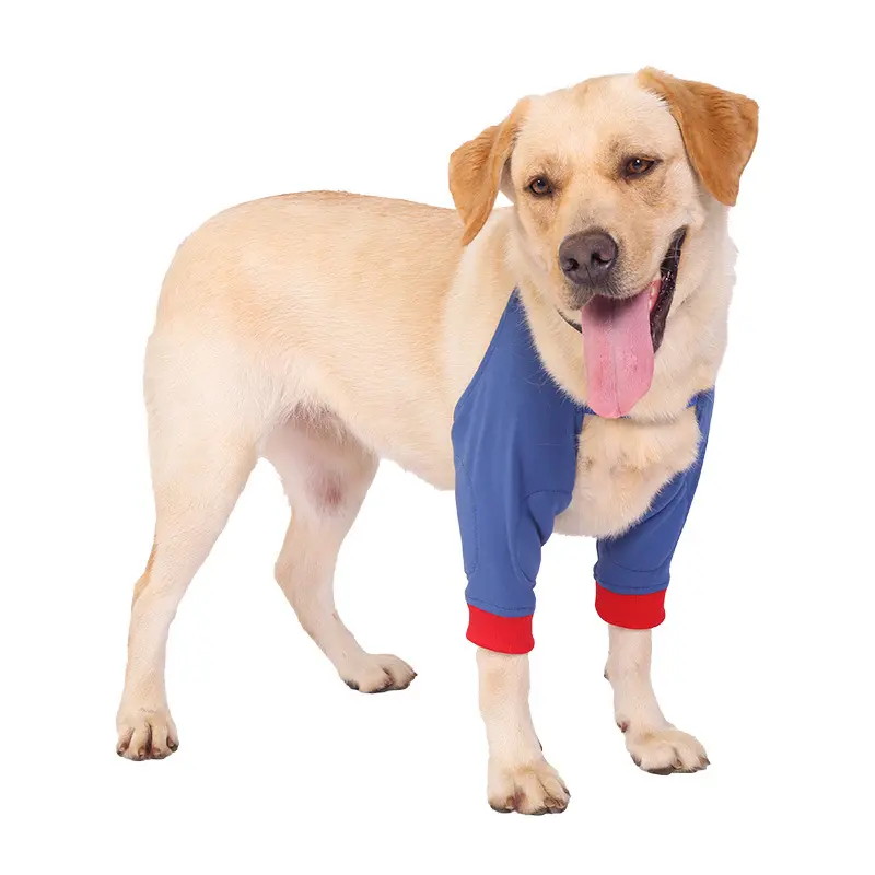 Kualitas Tinggi ODM/OEM Pet Perlindungan Sendi Kaki Bernapas Lembut Katun Anjing Knee Brace Pad Anjing Knee Brace untuk Acl