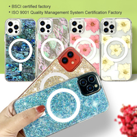 Coque Magnétique Universelle Anti-Choc Brillante 2024 pour Téléphones Mobiles, Compatible avec Apple iPhone 11 et 12 Series