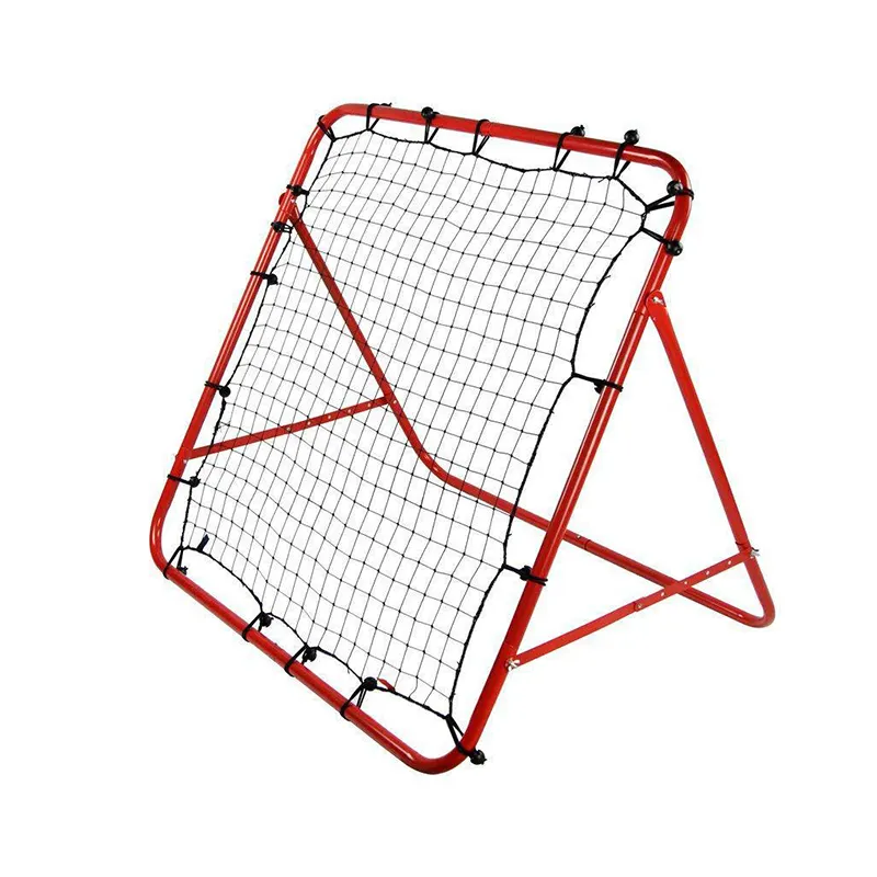 Equipamento de treinamento de rebote de futebol dobrável, rede de rebote de gol de futebol de alta qualidade