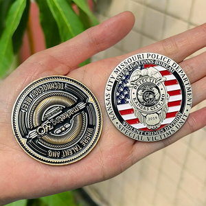 عملات تذكارية معدنية مخصصة بالجملة بأي شكل، مجموعات عملات مخصصة مطلية بالمينا ثنائية وثلاثية الأبعاد من سبائك الذهب والفضة والبرونز - Product Image 1