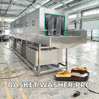 Automatische borsteltype fruit- en groentewasmachine met voedselveilige zachte borstelharen