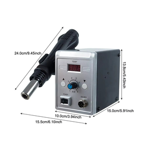 Estación de Soldadura 2 en 1 Podofo, Estación de Soldadura y Retrabajo con Aire Caliente, Corrección de Temperatura Digital, Función de Reposo para Manualidades - Product Image 5