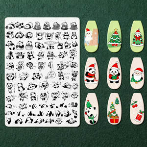 ผู้ผลิตแผ่นปั๊มลายเล็บมืออาชีพ รับผลิตลายคริสต์มาส ฮาโลวีน ตามสั่ง แผ่นปั๊มลายเล็บสแตนเลส 304 - Product Image 4