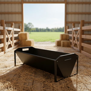 JH-Mech 2 Stk. Viehzucht und Wasser trog Aktualisiertes Design Großer Hunde wassersp ender Edelstahl-Ziegen fütterer - Product Image 1