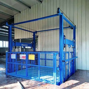 Montacarichi per Magazzino 1/2/3 Tonnellate, Elevatore a Due Colonne per Merci, Prezzo Montacarichi per Soppalco - Product Image 4