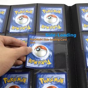 Album de cartes à neuf compartiments, grande capacité, en PP, avec sangle noire, 360 emplacements pour cartes Pokémon et jeux, personnalisable avec logo - Product Image 3