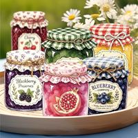 10 Stiker Per Paket Seri Stoples Madu Hiasan DIY Bertema Stoples untuk Jurnal