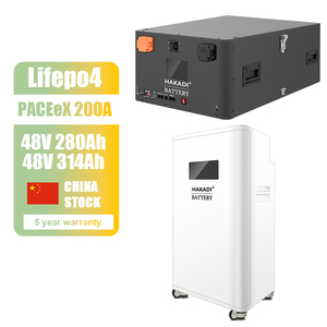 HAKADI 15-17kwh <b>Battery</b> Pack 48V 280Ah 314Ah Rechargeable <b>Battery</b> Pack With Paceex 200A Smart BMS for Solar System - Product Image 1
