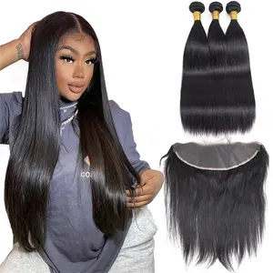 NBL Hair 100% Raw Indian Virgin Hair Vendors,Cheap 12A Brazilian Cuticle Aligned Virgin Hair Bundles,13A 40 50 Inch Human Hair E