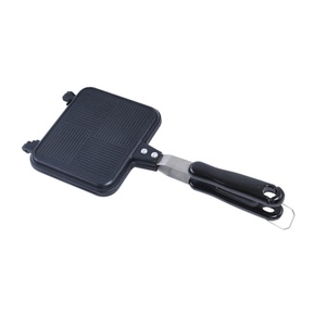 Plancha para Sándwiches Antiadherente, Doble Cara, Desmontable, para Desayunos, Compatible con Cocina de Gas e Inducción - Product Image 5