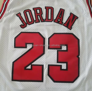 Prêt à Expédier Michael <span class=keywords><strong>23</strong></span> Blanc 1997 Throwback Maillot de Basketball Cousu de Meilleure Qualité - Product Image 1