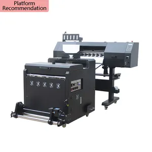 US Hot Sale 2 I3200 24inch 60cm Roll Dtf Film Printer Machine For T-shirt