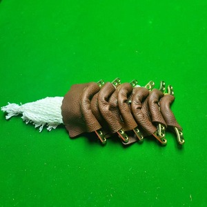 Ensemble de pointes de billard, 6 pièces, en cuir et corne de fer, durables pour les tables de billard et de snooker - Product Image 2