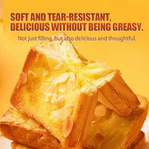 Venta al por mayor de <span class=keywords><strong>tostadas</strong></span> horneadas grasas 0 Trans, rebanadas de pan de almendra crujiente para sándwich de desayuno, <span class=keywords><strong>tostadas</strong></span> a granel de 2500G - Product Image 2