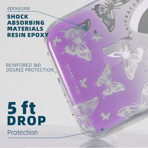 Design Bling Luxury Shiny for Iphone 15 14 Pro Max <b>Custom</b> Holographic Butterfly Magnetic Mobile Phone <b>Case</b> - Product Image 2