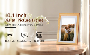Mother's Day Gift Solid Wood Smart <strong>Picture</strong> <strong>Frame</strong> 10 .1/15.6 Inch Touch Screen Android WiFi Digital <strong>Photo</strong> <strong>Frame</strong> - Product Image 3
