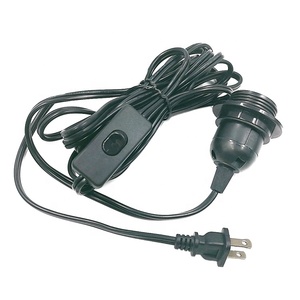 펜던트 램프 코드 세트 온 오프 스위치 15 피트 블랙 - Product Image 2