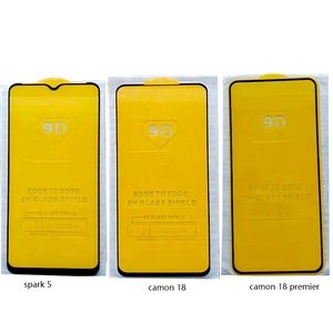 ฟิล์มกระจกเทมเปอร์9H 9D,อุปกรณ์กันรอยหน้าจอสำหรับ Infinix X650 HOT8 /Tecno Camon 18 - Product Image 5