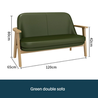 Mobilier de café nordique en bois massif pour espace lounge, négociation, détente, librairie, bar, restauration, pâtisserie, salon de thé au lait, comprenant canapé, table et chaise