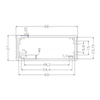 Caja de Aleación de Aluminio para Router, para PCB y Disco Duro, Personalizable, IP54, para Exteriores