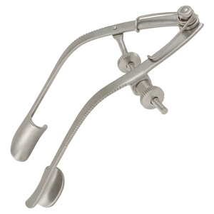 Espéculo Oftalmológico LIKAMED Lancaster, Hojas Sólidas de 16 mm, Acero Inoxidable Alemán, Manual con Tornillo Ajustable - Product Image 1
