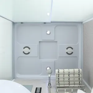 Small 1.1*1.4m Portable Prefab Modular Bathroom Pod All In 1 Shower Room