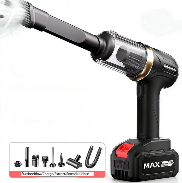 Hot-selling Electric Industrial & DIY Grade Wireless Portable Handheld Car Vacuum Cleaner Wet/Dry