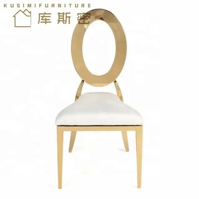 Großhandel Made In China Romantische elegante runde hohle Rückenlehne Esszimmers tühle in niedrigen Preis