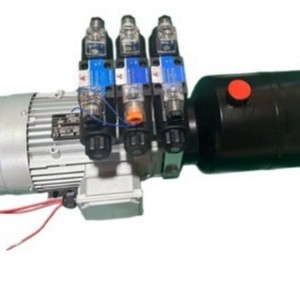 Unité hydraulique Skbtfluid 220V 2.2KW DC24V, réservoir d'huile 6L, 4 électrovannes, installation horizontale - Product Image 1