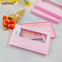 Boîte d'emballage pour faux ongles, boîte en papier pour ongles pressés avec fenêtre transparente, boîte d'emballage de marque pour ongles pressés