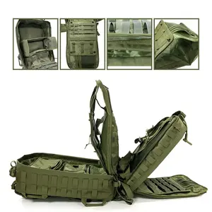 Sac à dos tactique TJ <span class=keywords><strong>45L</strong></span> imperméable, durable, en polyester 600D et nylon 1000D pour la chasse en plein air, le paintball, logo personnalisé - Product Image 4