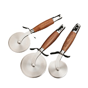 Stainless Steel Foldable <b>Roller</b> Round Knife Cut Crust Pizza Cutter Hotel Home Special Tools Commercial 430 Material <b>Blade</b> - Product Image 1