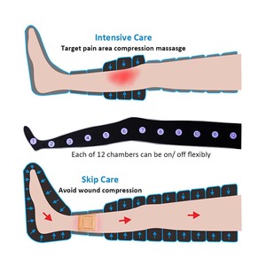 Máquina de Compresión de Piernas de Uso Médico Profesional, Pantalones de Masaje por Compresión de Aire de 12 Cámaras, Alivian la Rigidez y <span class=keywords><strong>el</strong></span> Edema de las Extremidades Inferiores - Product Image 5