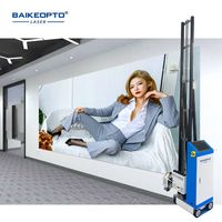 Máquina de pintura Vertical DX10, doble cabezal de pulverización, azulejos de cerámica, paredes de vidrio, impresora de pintor directo a la pared, efecto 3D UV