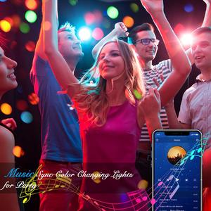 Tira de luces LED para decoración de interiores de dormitorio, tira de luces RGB para escritorio con control remoto, fuente de alimentación de 24v para iluminación de fiestas, cumpleaños - Product Image 4