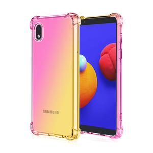 <span class=keywords><strong>Funda</strong></span> trasera para teléfono <span class=keywords><strong>samsung</strong></span> A01 core, carcasa suave de tpu con gradiente de contraste, a prueba de agua - Product Image 3