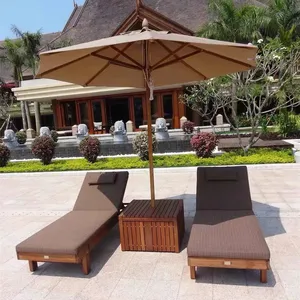 Goed Waterdichte Cantilever Tuin Strand Terras Zon Canvas Parasol Ijzer Buiten Restaurant Paraplu