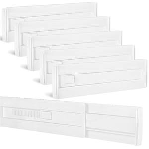 Diviseurs de <span class=keywords><strong>tiroirs</strong></span> transparents extensibles, séparateurs de <span class=keywords><strong>tiroirs</strong></span> réglables avec extrémités en mousse, organisateurs de <span class=keywords><strong>tiroirs</strong></span> en plastique, ensemble de diviseurs - Product Image 2