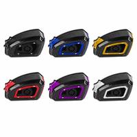 Filtro de Aire Estilo B para Motocicleta, 6 Colores, Cubierta de Metal y Goma para Dyna 2000-2017, Softail 2000-2015, Touring 2000-2007